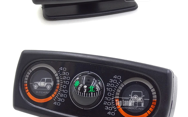Veículo para Jeep Nível de Inclinação do Ângulo Acessórios do Carro 3 em 1 Inclinômetro Carro Multifunções Bússola Suv Bússola Bola Inclinômetro 6 High Quality Esporte e Lazer