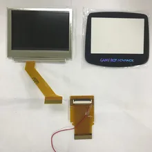 1 компл. для Gameboy Advance Mod ЖК-дисплей с подсветкой комплект+ 40 контактный кабель+ Стекло для GBA SP AGS-101 подсветка ЖК-дисплея комплект