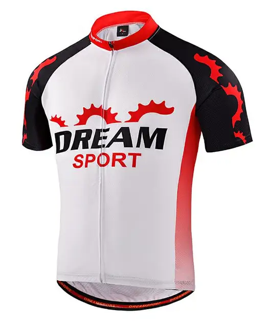 DREAMSPORT Plain Cycling Jersey XXXL 4XL 5XL Bike Jersey for Men Custom