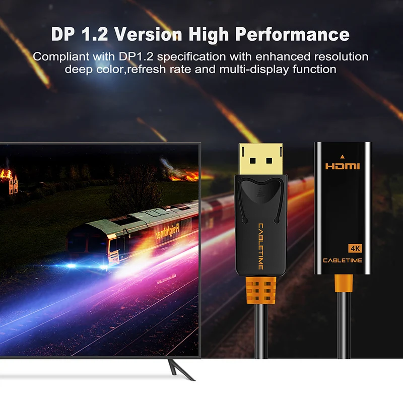 Cabletime موانئ دبي إلى HDMI ذكر أنثى محول 4 كيلو/2 كيلو عرض ميناء إلى HDMI محول Displayport هدمي 4 قوة كوسوفو ماك بوك HDTV العارض N007 Cabletime موانئ دبي إلى HDMI ذكر أنثى محول 4 كيلو/2 كيلو عرض ميناء إلى HDMI محول Displayport هدمي 4 قوة كوسوفو ماك بوك HDTV العارض N007