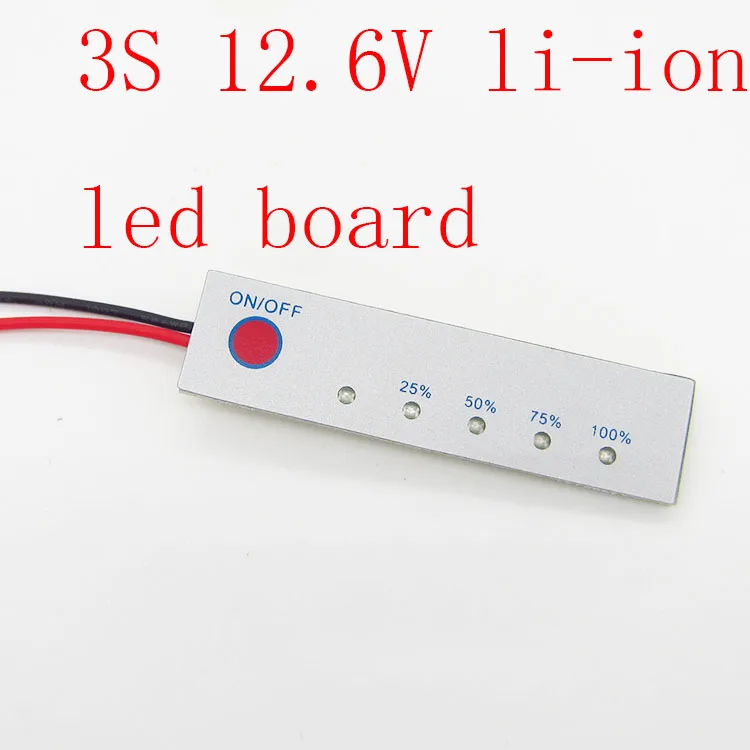 Панель дисплея питания батареи для литий-ионной LIPO батареи 3S 12,6 V емкость батареи led дисплей доска