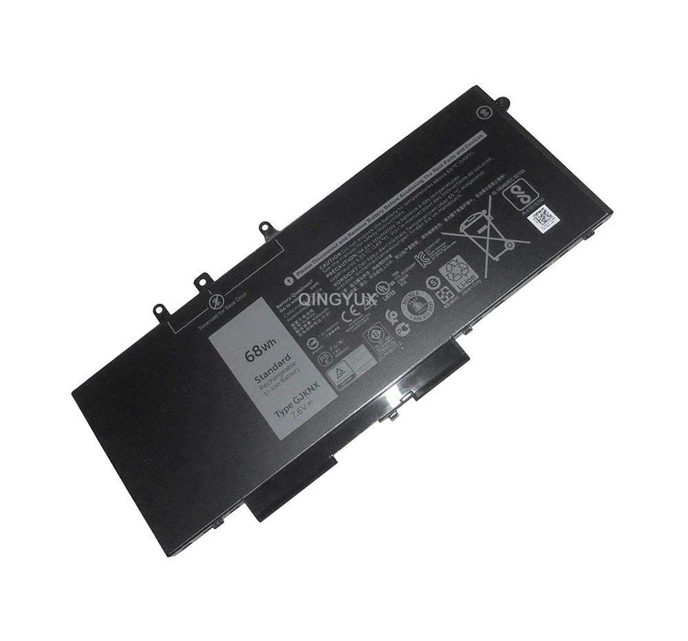 

QINGYUX 7.6V 68Wh GJKNX GD1JP Laptop Battery Compatible with Dell Latitude 5580 5480 5280 Precision 15 3520 Series Notebook