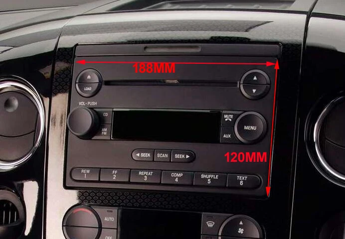 7'Android 9.0 Quad Core CAR DVD GPS Player For Ford F150 Fusion Expedition Mustang Explorer Edge Escape Mercury Radio Stereo Map