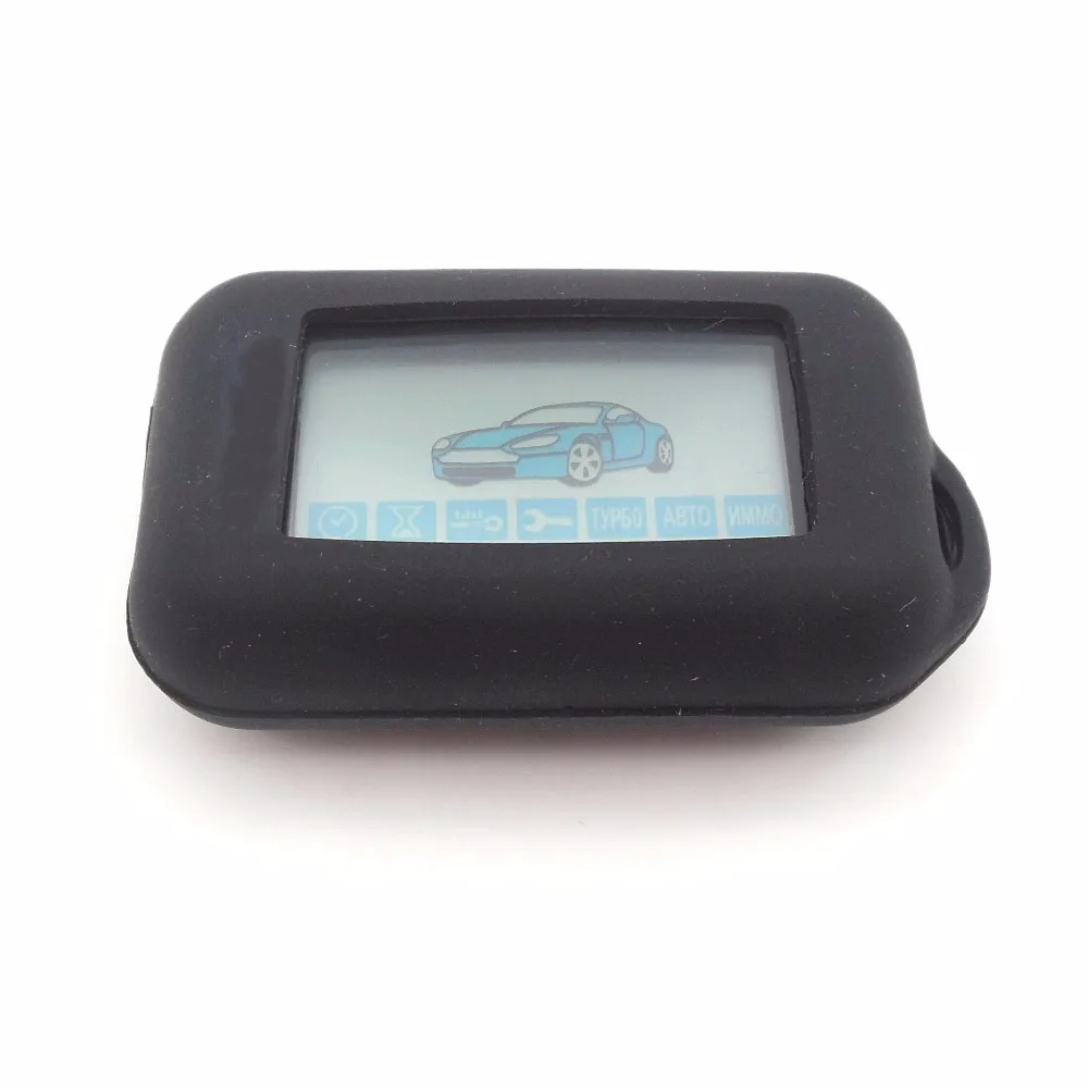 

E90 LCD Remote Control Key Fob Chain for Russian version Two Way Car Burglar Alarm System Twage Starline E90