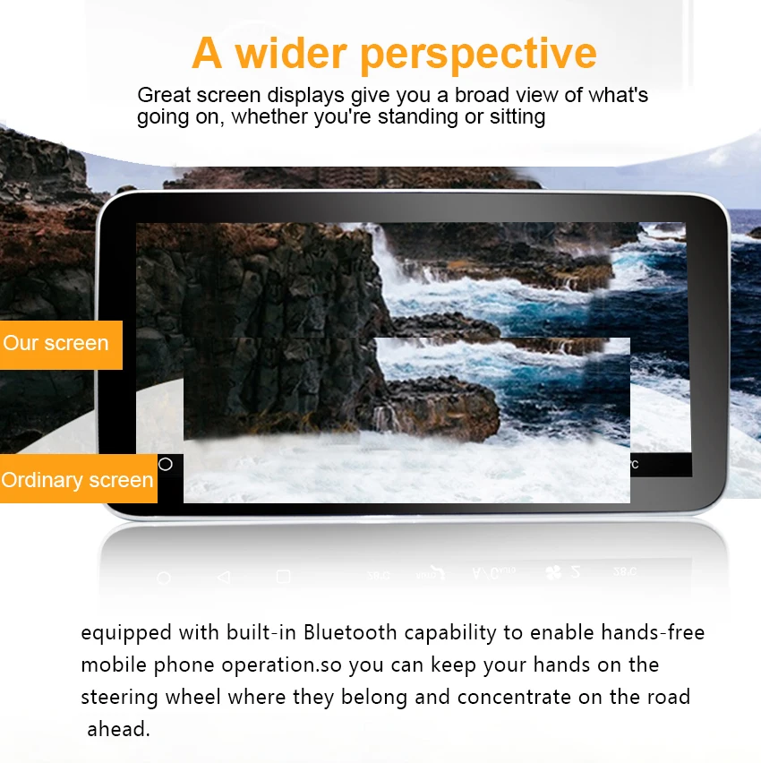 Best Koason Android 8.1 8.4" vehicle Audio Multimedia Player For Mercedes Benz ML W166 2012-2015 Head Unit Monitor Car GPS Navigation 3