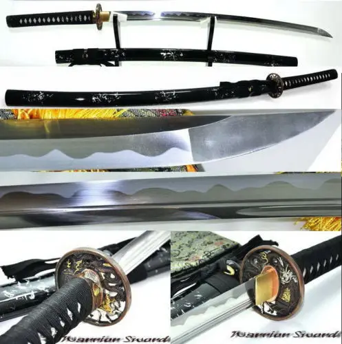 

Handmade Japanese Samurai Sword KATANA Full Tang Blade 14Process 2 Grooves #342