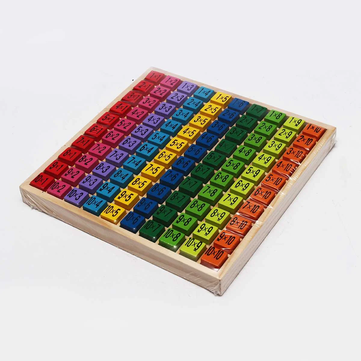 Развивающие деревянные настольные детские математические Обучающие игрушки блоки детские подарки математические игрушки IQ развивающие красочные 19x19 см