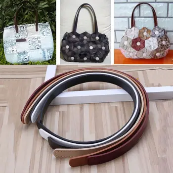 

1 Pc Women Girl PU Leather Purse Shoulder Handbag DIY Sewing Strap Handle Replacement 6 Color Bag Accessories