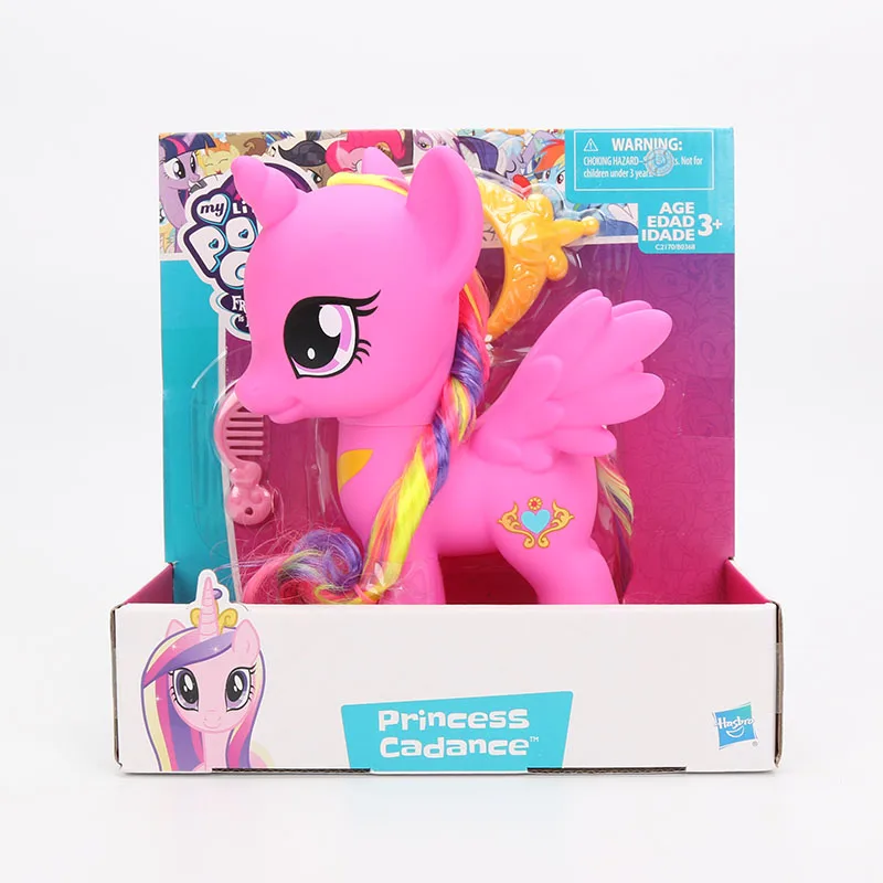 Игрушки My Little Pony 8 дюймов Friends Princess Rainbow Dash Twilight Sparkle Cadance Celestia фигурка Коллекция Модель Куклы - Цвет: pink