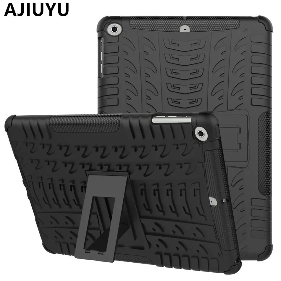 Ajiuyu для iPad 9.7 дюймов чехол ТПУ Панцири противоударный Heavy Duty силиконовый чехол PC Стенд iPad 9.7 чехол smart Cover защитный