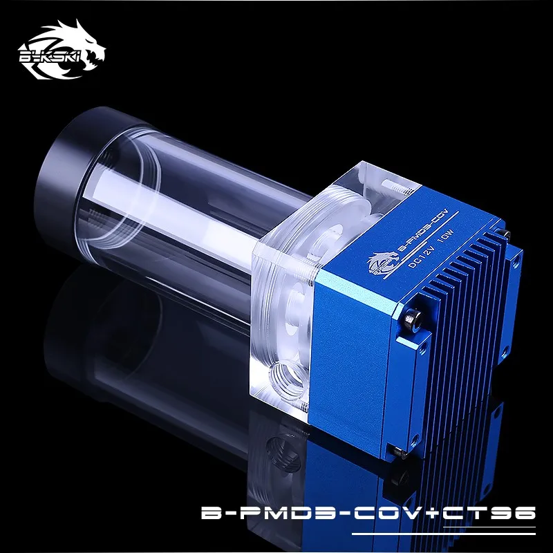 Bykski B-PMD3-COV+ CT96 ШИМ водяное охлаждение 15 Вт 600л/ч DDC насос Наборы резервуар для воды комбинированные варианты нескольких цветов - Цвет лезвия: Blue Color