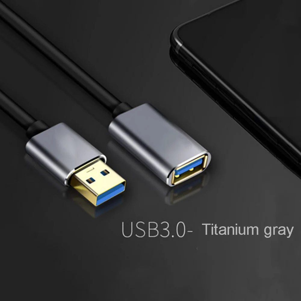 Супер Скорость USB кабель-удлинитель USB 3,0 мужчин и женщин для смарт-ТВ PS4 Xbox Клавиатура ноутбука 0,5 м 1 м 1,5 м 2 м 3 м