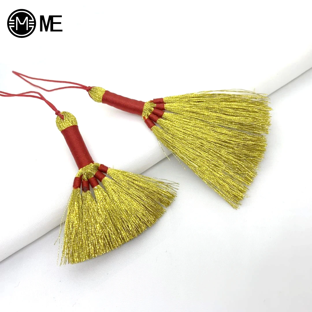 

MIVE NEW DESIGN Gold Cleaning brush Jewelry accessories Lucky Broom Fashion Key Chain Ring Best Gift For Women Men