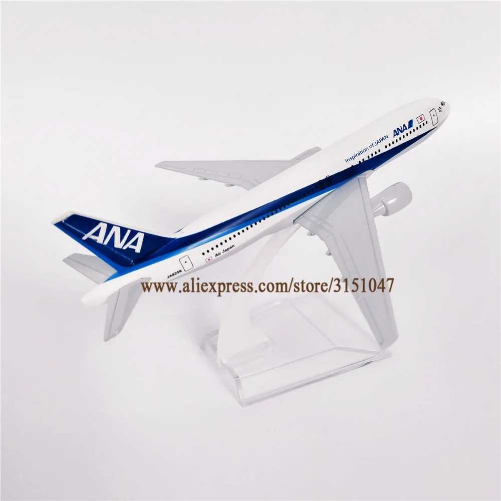 Сплав металла Япония Air ANA B767 авиалиний самолет модель ANA Boeing 767 Airways модель самолета Стенд самолет подарки для детей 16 см