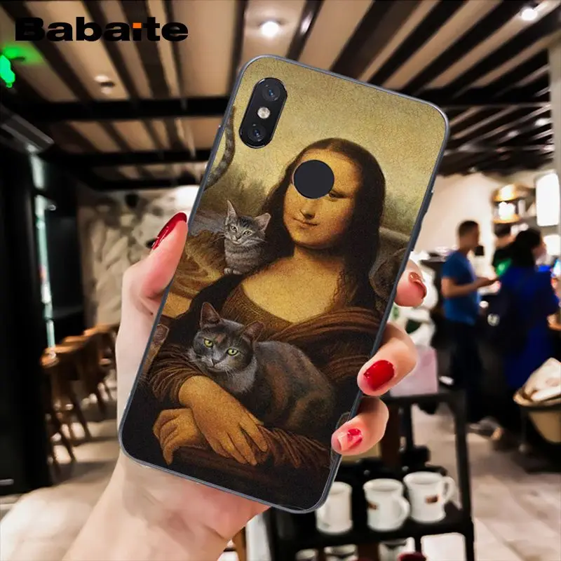 Funny Leonardo da Vinci Mona Lisa Pat Cat Art Aesthetics painting
