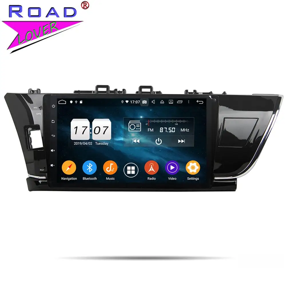 Flash Deal Car Radio 2 Din Android 9.0 GPS Navigation Automagnitol Car Multimedia Autoradio Player For Toyota Corolla 2014-2015 Stereo Unit 1