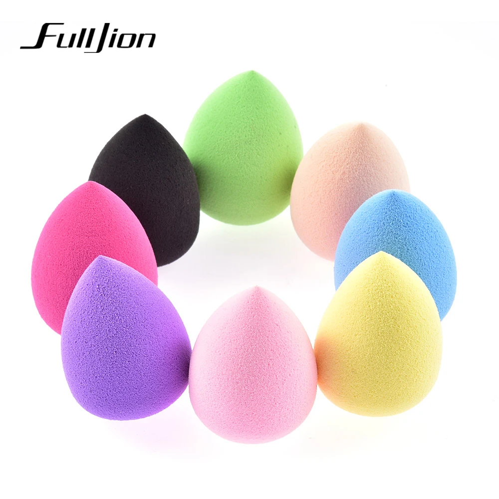 

Fulljion 8Pcs Cosmetic Puff Makeup Sponges Soft Smooth Powder Foundation Puffs Mini Water Drop Shape Make Up Sponges Accessories