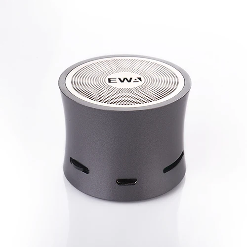 EWa A104 Bluetooth динамик MP3 плеер Пульт дистанционного управления камера портативный динамик металлический USB вход MP3 плеер стерео мультимедийный динамик - Цвет: Черный