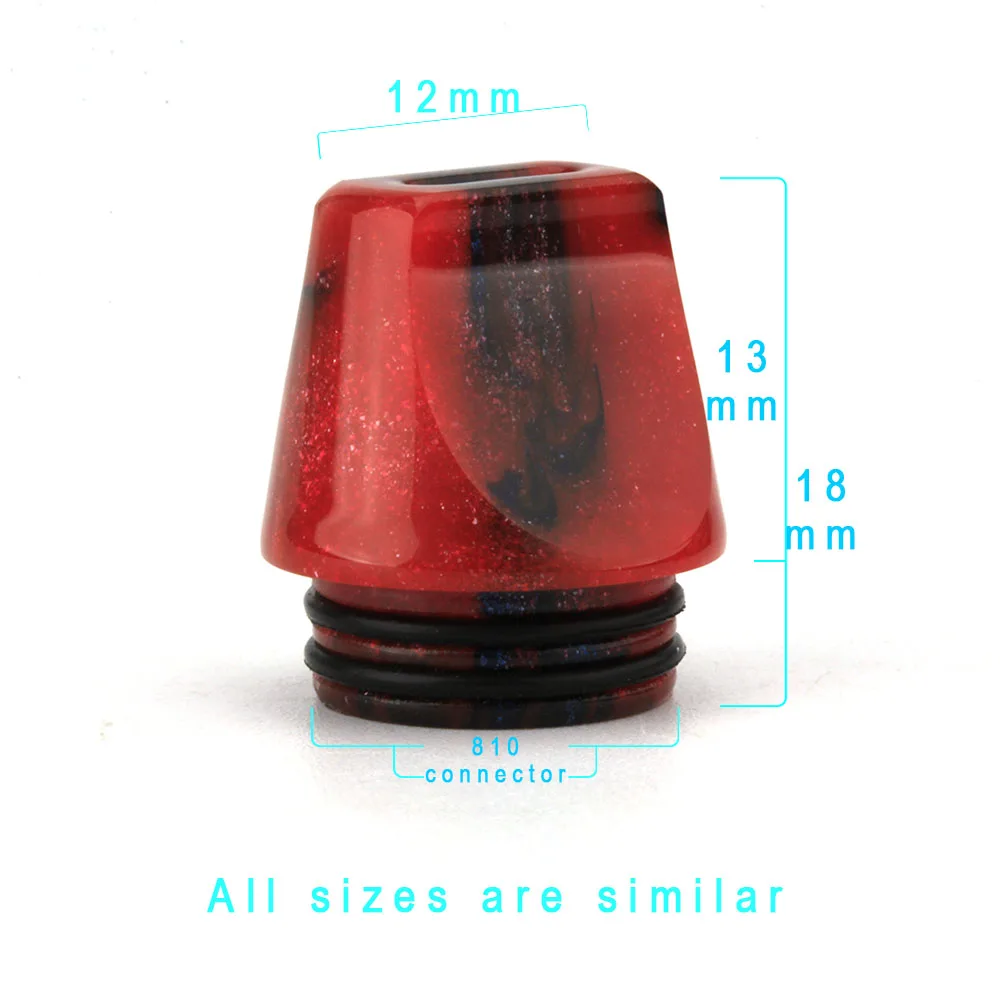 Coil-Father-New-MTL-Resin-Driptip-Flat-Drip-Tip-810-with-2-Silicon-Rings-for-TFv12 (3)
