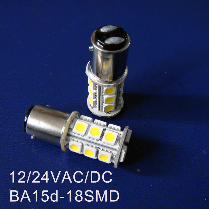 Высокое качество 5050 12/24VAC/DC 3 Вт 1142 Светодиодные Сигнальные огни BA15D светодиодные
