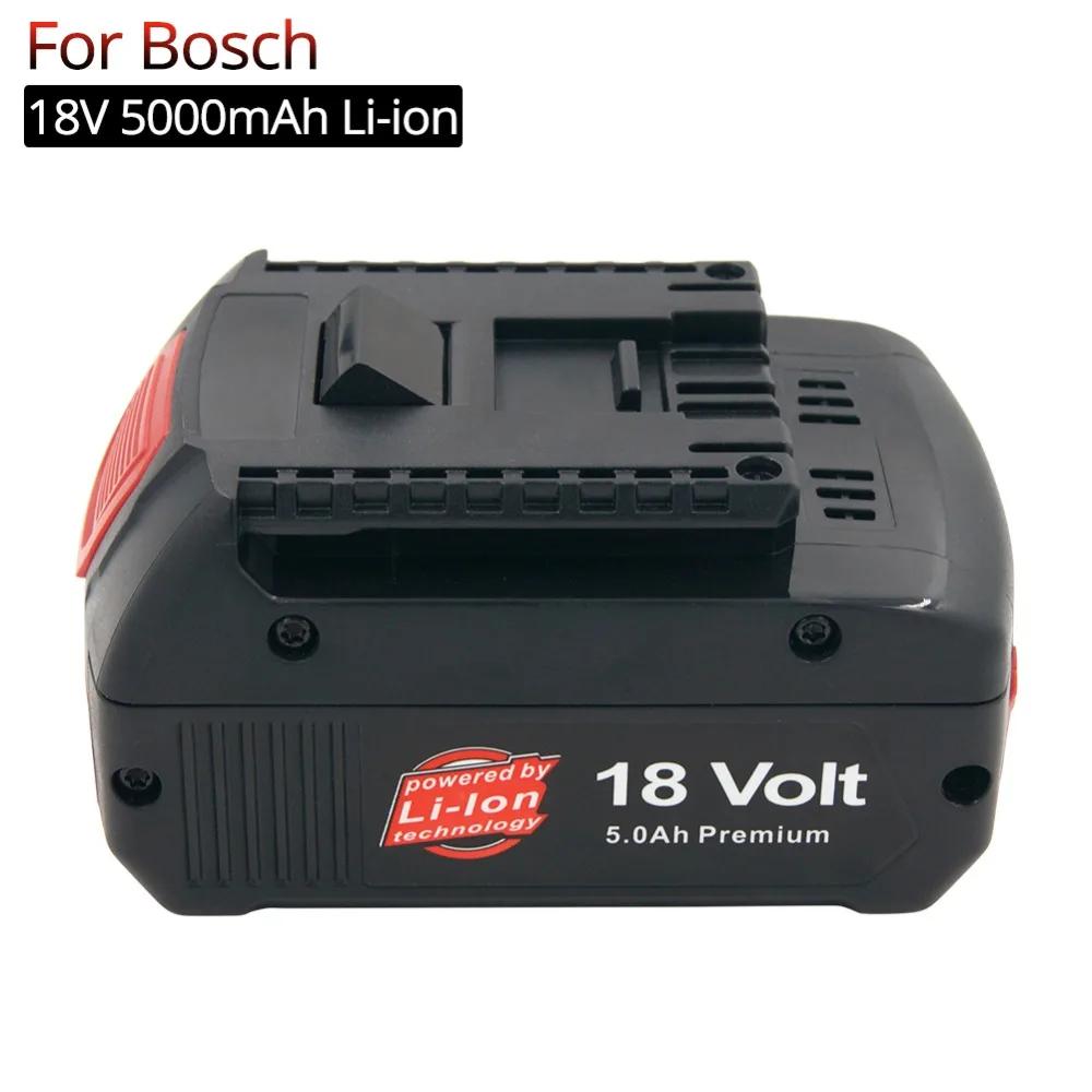 Перезаряжаемая батарея 18 в 5000 мАч Li Ion сменные батареи для Bosch беспроводные