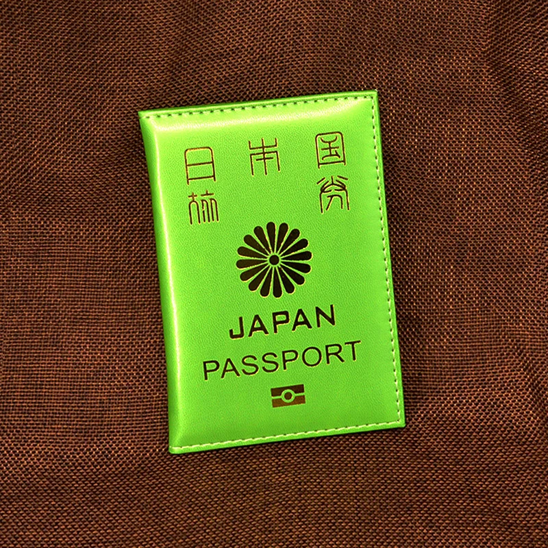 Housse de Passeport personnalisée en Cuir PU pour Karaté Japonais 