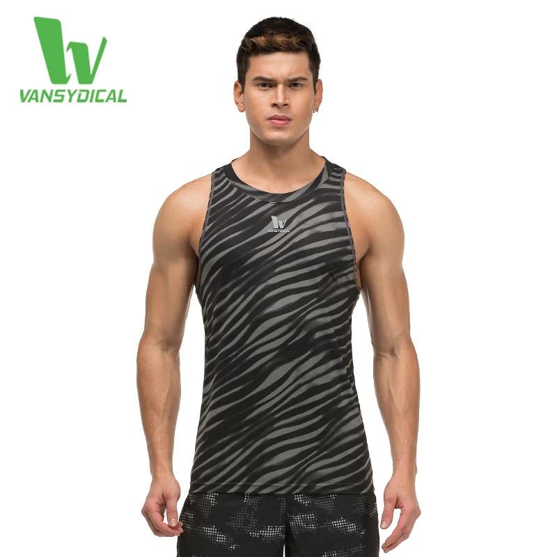 

Professional Running Men Promotion Men's Sleeveless Top Running Vest Quick Dry Shirt Gym Clothing Fitness Tank Tops Summer 2016