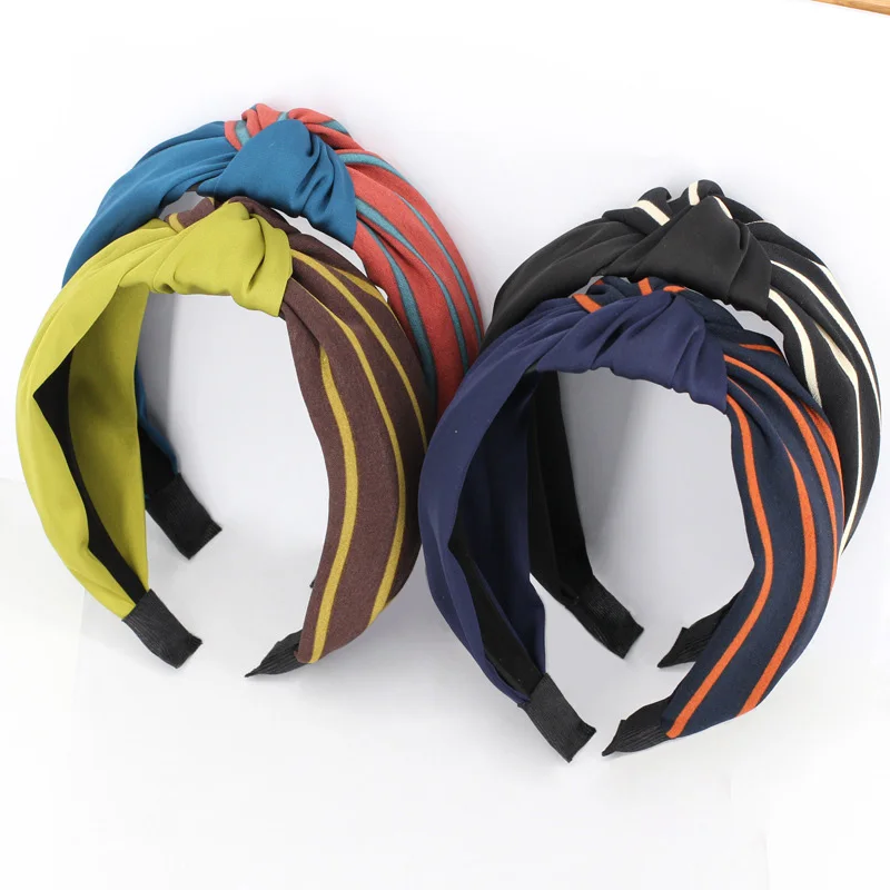Buy 12pcs New Fashion Satin and Striped Headbands