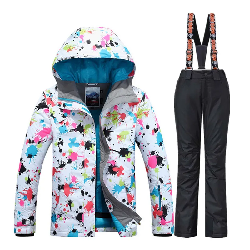 

Skiing suits Snowboarding Sets men Jackets pants women winter Sportswear snow ski jacket Breathable Waterproof Waterproof WARM