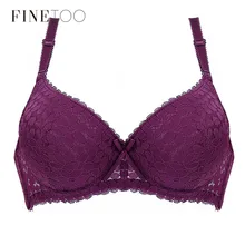 Женский кружевной бюстгальтер на косточках, пуш-ап, сексуальное нижнее белье, бюстгальтеры для женщин, бюстгальтер с кружевами, хлопок, чашка 3/4, нижнее белье, регулируемое нижнее белье