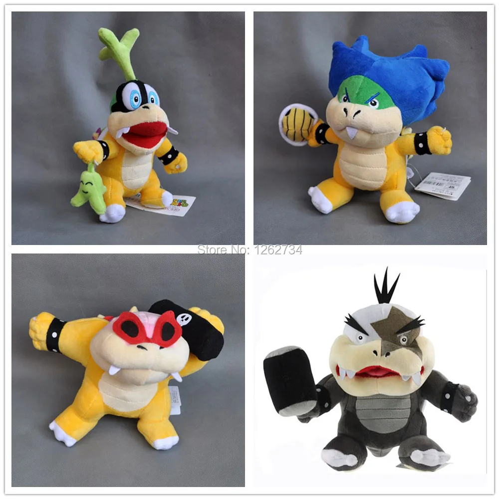4 стиля 7 8 &quotSuper Mario Koopalings IGGY Ludwig Roy Bully Koopa Morton JR для подарков плюшевая кукла Фигурка