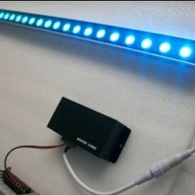 Новейшая модель RGBW 4 вида цветов супер тонкий Шайба стены 24x2 Вт dc 24 В 5 проводов, используемых для торговые улицы