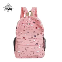Fresh printing canvas backpack 100% cotton preppy style school backpack for girls lightweight green book bag leisure and travel Fresh printing canvas backpack 100% cotton preppy style school backpack for girls lightweight green book bag leisure and travel