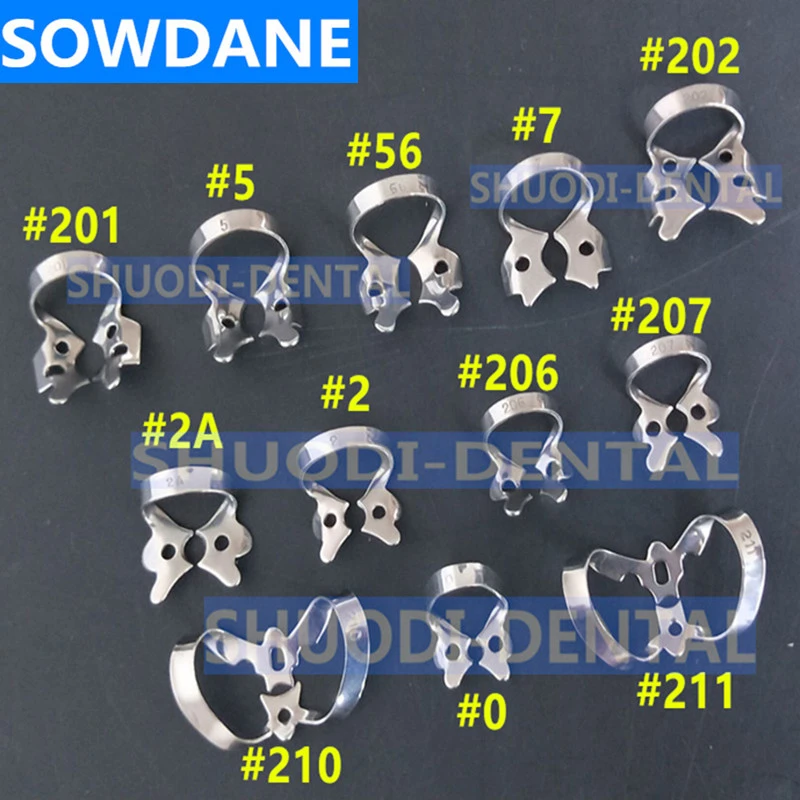 Dental Oral Care Clip Rubber Dam Holder Dental Rubber Dam Clamp Clip