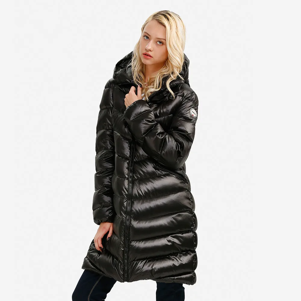 

Sovalro Thicken Warm Winter Coat Women High Quality Cotton Female Overcoat Long Parka Female Down Jacket Black Color Wadded