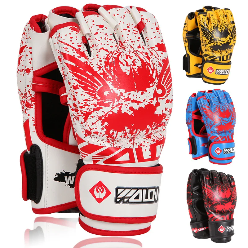 Download Aliexpress.com : Buy MMA Gloves Boxing Gloves Half fingers ...