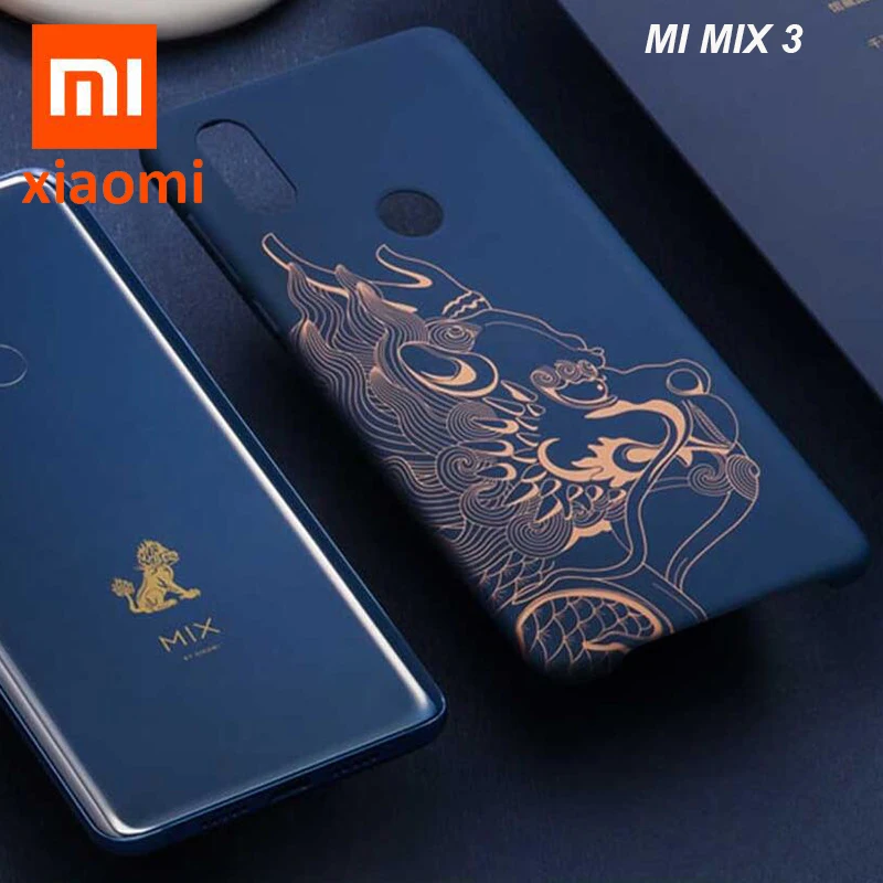Оригинальный чехол для Xiaomi Mi MIX 3 (версия 4g) Роскошные картины Жесткий Чехол из