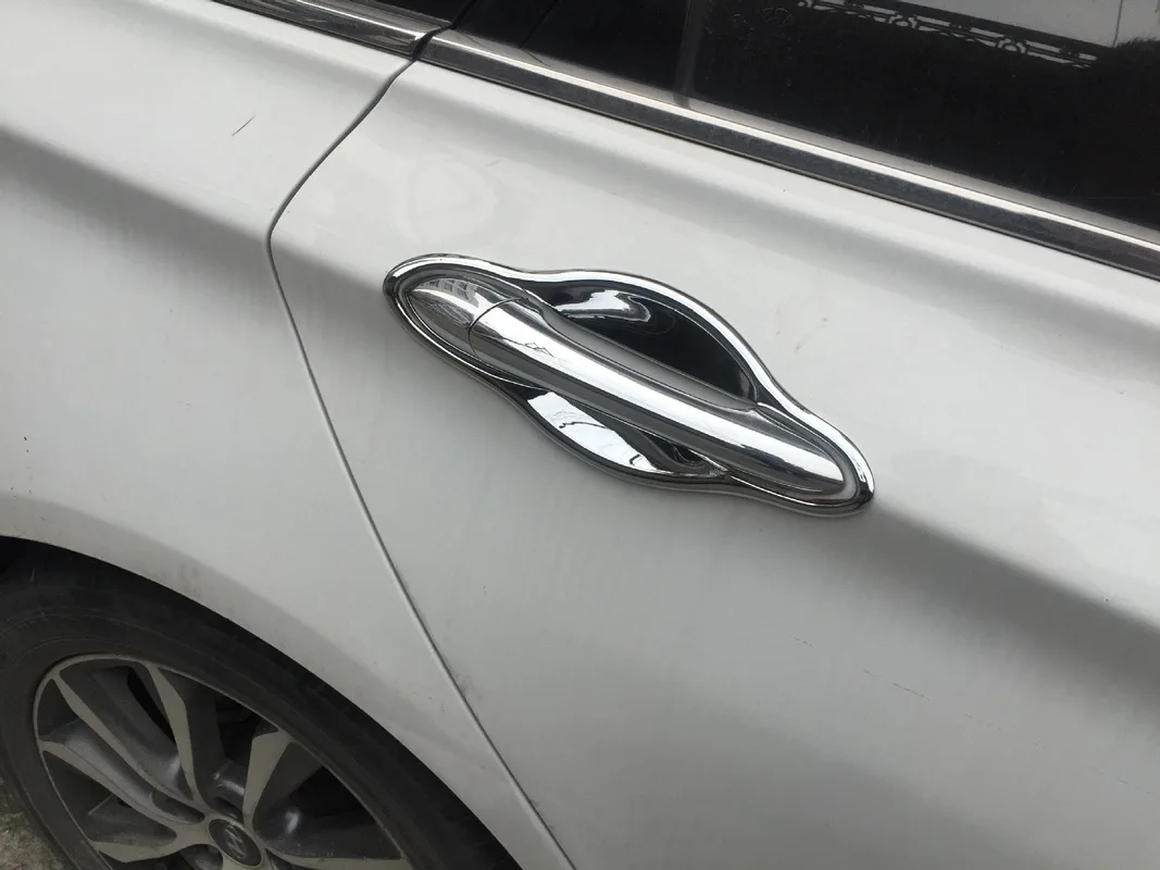 Funduoo Накладка для Hyundai Sonata YE i45 YF хромированная ABS накладка на дверную ручку