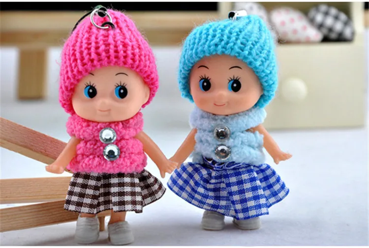 10x Kids Toys Soft Interactive Baby Dolls Toy Mini For Girls Doll Doll N6H1