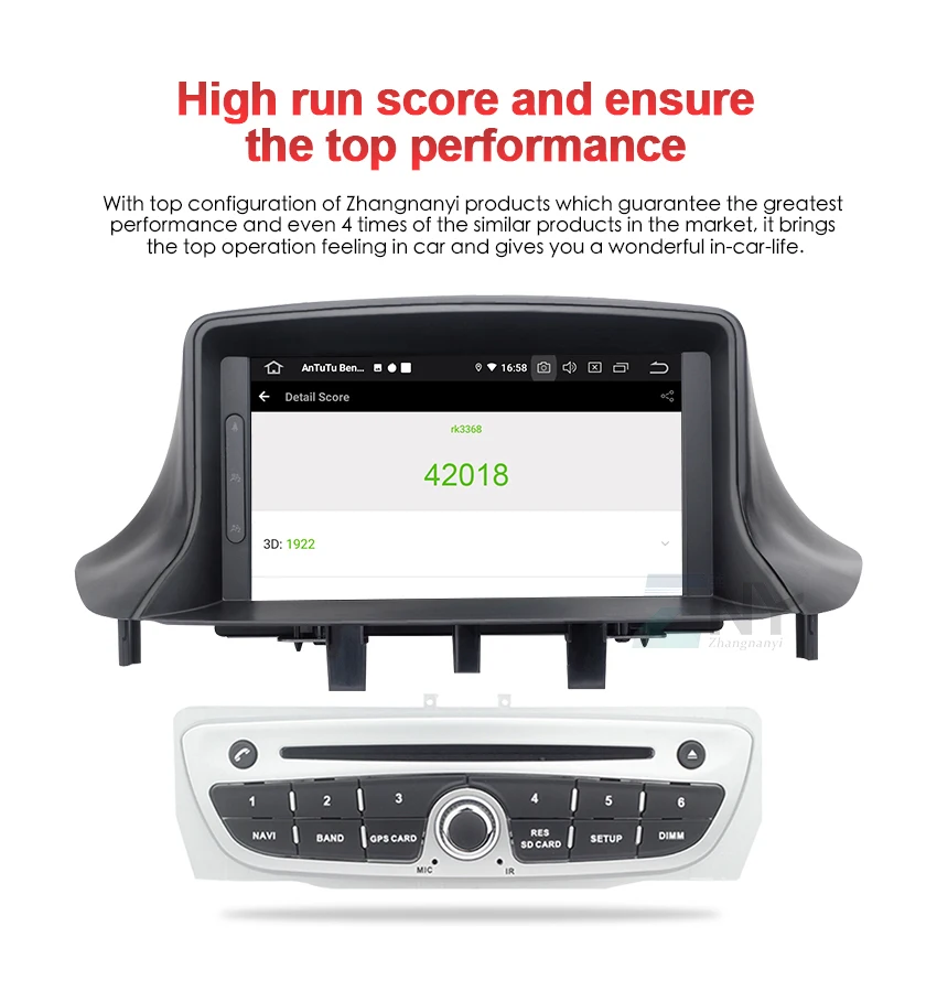 Clearance 7" IPS Android 8.0 Car GPS Stereo For Renault Megane 3 Fluence Auto DVD Radio FM RDS WiFi Audio Video Multimedia Backup Camera 12