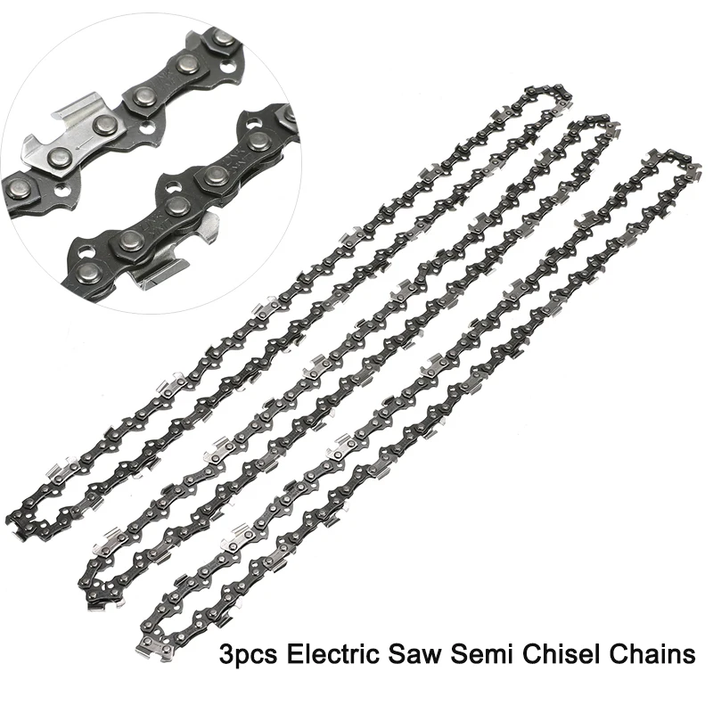 3x Chainsaw Semi Chisel Chain 3/8'' .043'' 50DL For Stihl MS170 MS171 ...