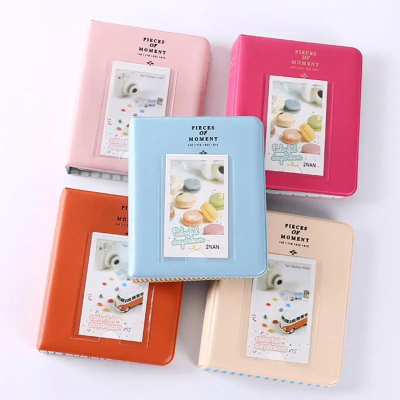 

Wholesale Price 64 Compartments lovely photo Album for Instax Mini 7s 8 25 50s 90 Name Card Credit Card