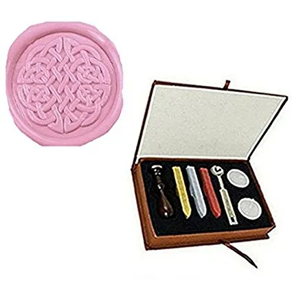 Vintage Decorative Celtic Knot Custom Picture Logo Wedding Invitation Wax Seal Sealing Stamp Sticks Spoon Gift Vintage Decorative Celtic Knot Custom Picture Logo Wedding Invitation Wax Seal Sealing Stamp Sticks Spoon Gift