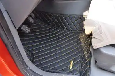 

Custom fit car floor mats for Ford Edge Escape Kuga Explorer Fiesta Focus Fusion Mondeo Ecosport car styling carpet liner