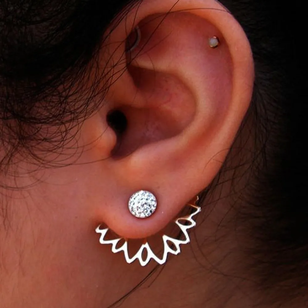 

Woman Earring Alloy Combination Of Fashion Simple stud earrings trendy earrings 2019 pendientes mujer