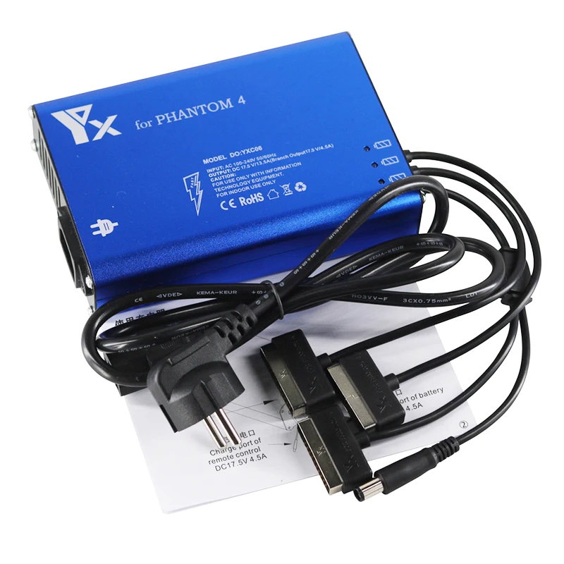 Hot Products! Phantom 4 drone battery & Recomte Controller Charger Smart charging For DJI Phantom 4 /  4pro advanced Drone Accessories