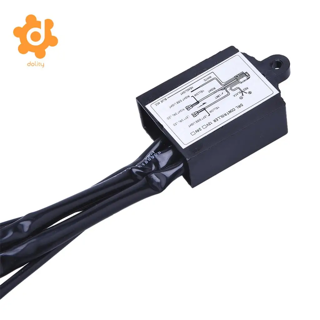 12V Car DRL Daytime Running Light Dimmer Module Controller Harness