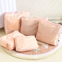 5 в 1 Водонепроницаемый Одежда Сумки для хранения куб для упаковки путешествия Чемодан Организатор сумка Аксессуары для цветов, на цепочке, рюкзак для путешествий