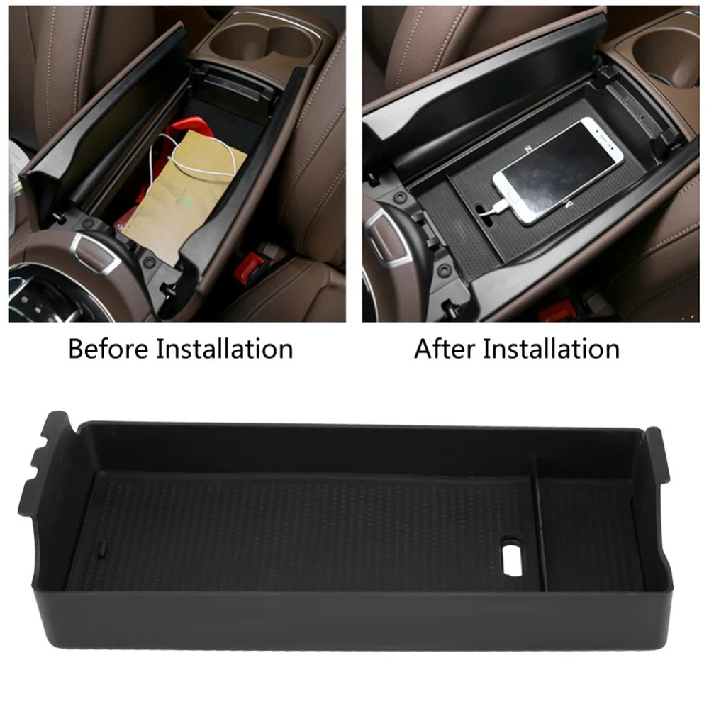 

Car Center Glove Console Armrest Storage Box Glove Box Secondary Storage For Mercedes Benz E Class W213 2016 2017 2018
