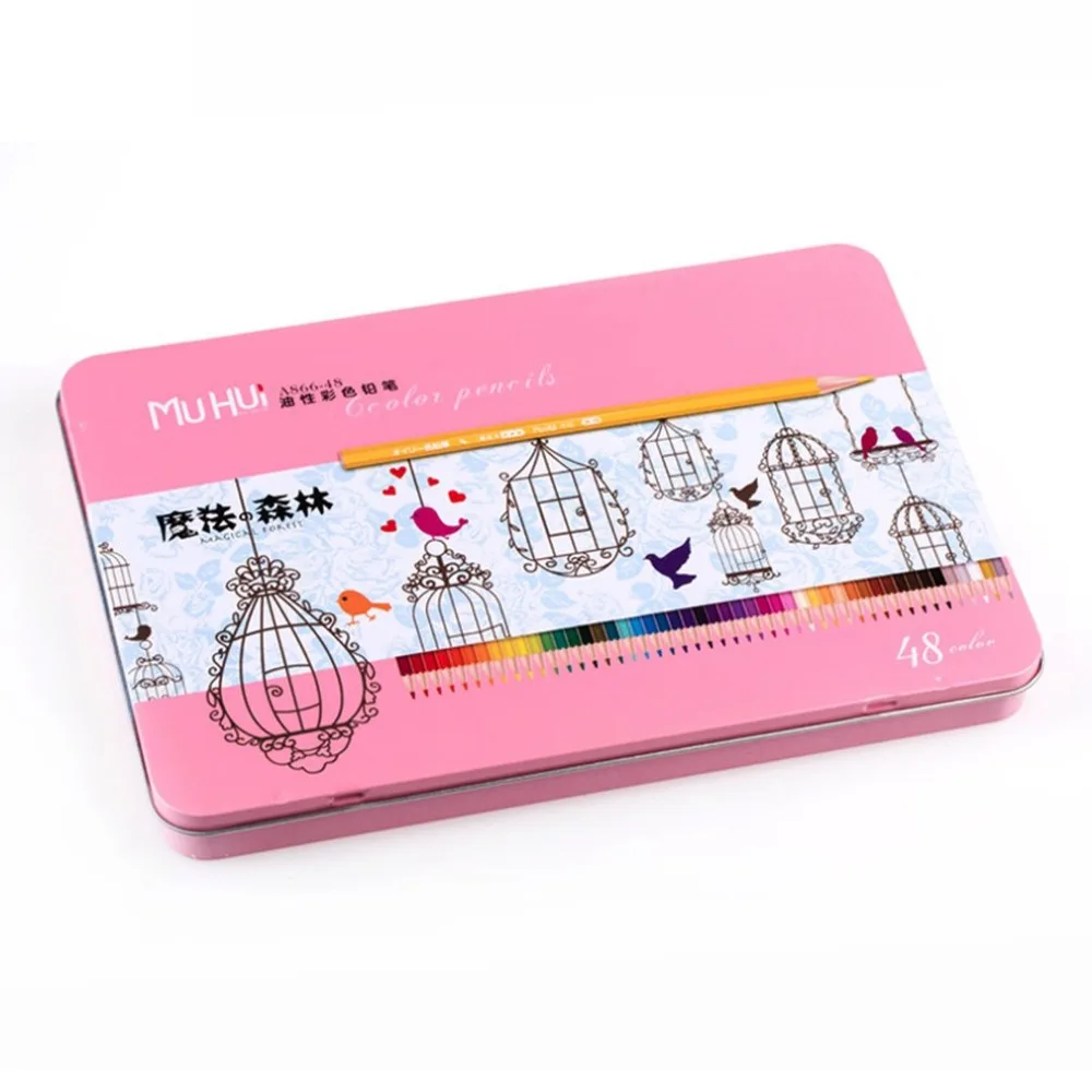 

36/48 colorful Pencils With Gift box Multicolor Wooden Colored Pencil For Children Painting Drawing Pictures